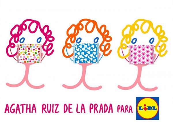 Agatha Ruiz de la Prada lanza mascarillas de diseño y solidarias