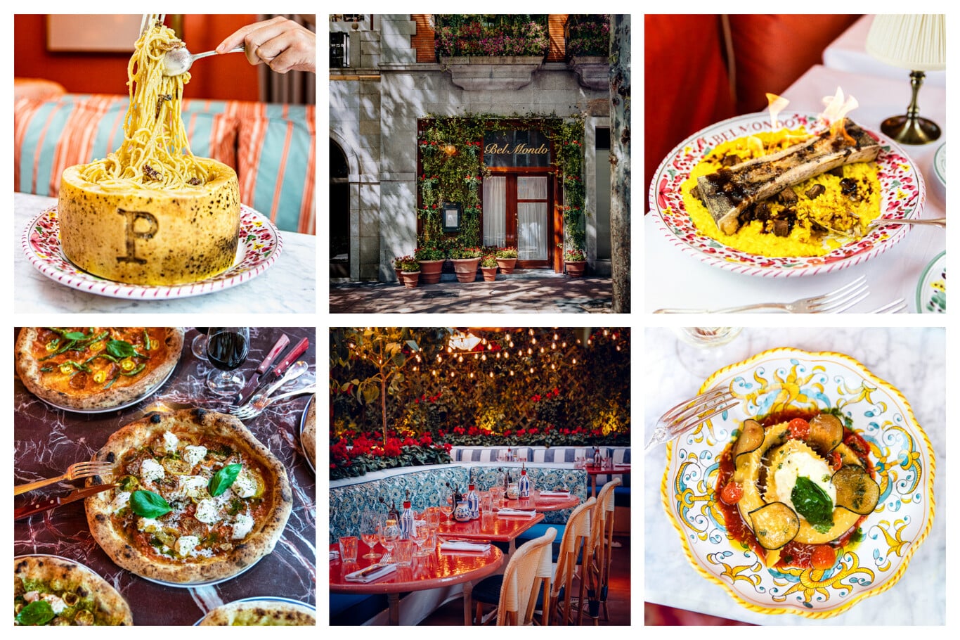 Bel Mondo es el restaurante italiano más espectacular de Madrid