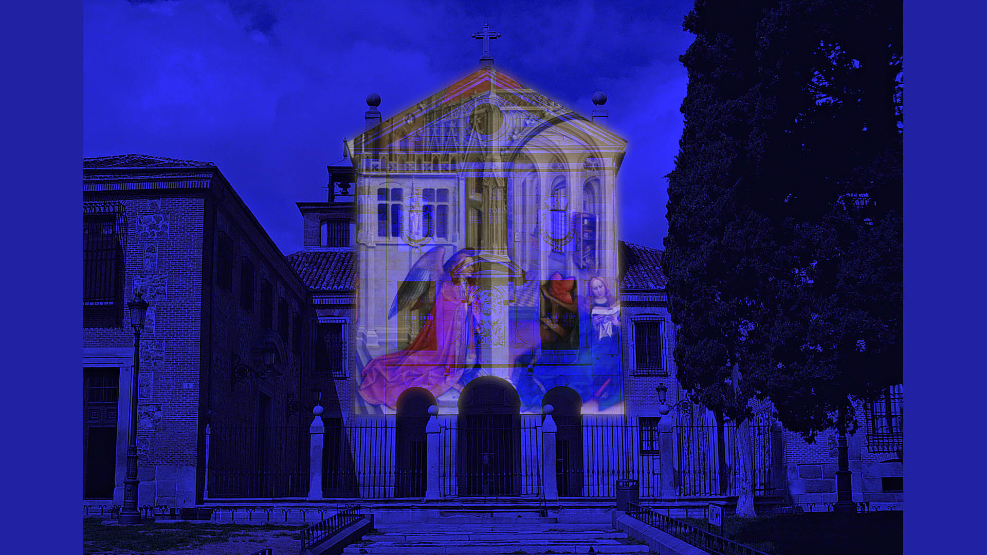 Belenes Proyectados, el arte del Prado sobre las fachadas de seis iglesias 