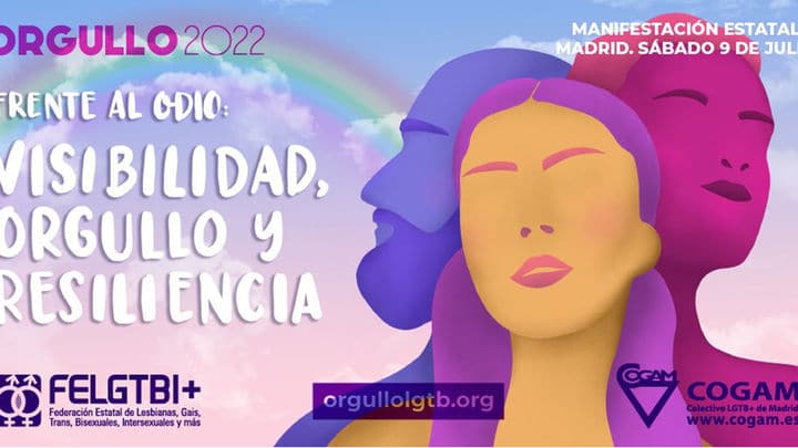 Programa completo de la Fiesta del Orgullo 2022 en Madrid
