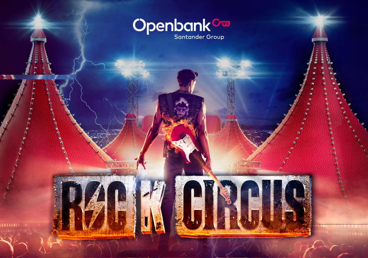 Rock Circus es un espectaculo que aúna lo mejor del rock y el circo