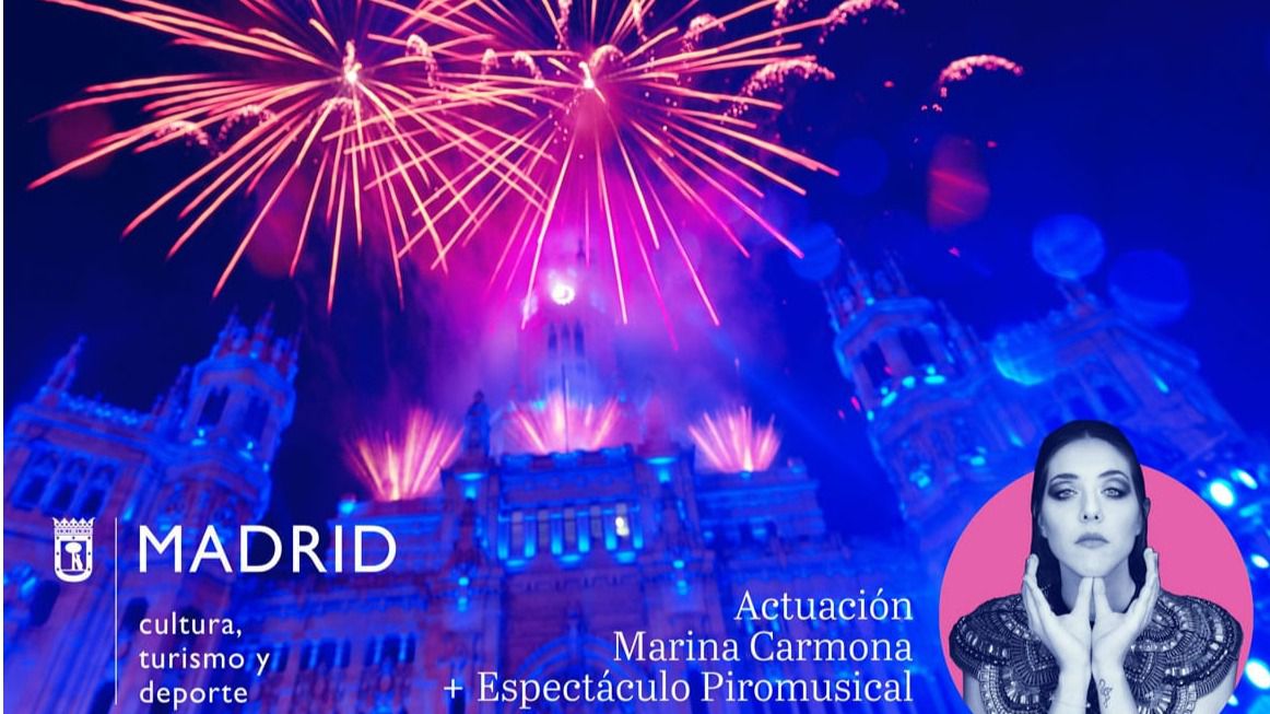 Madrid celebra con fuegos artificiales el Día de la Hispanidad 2022